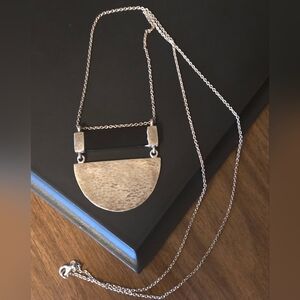 Silpada Sterling Silver & Black Agate Necklace